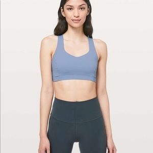 Lululemon Free to Be Serene Bra Cascade Blue